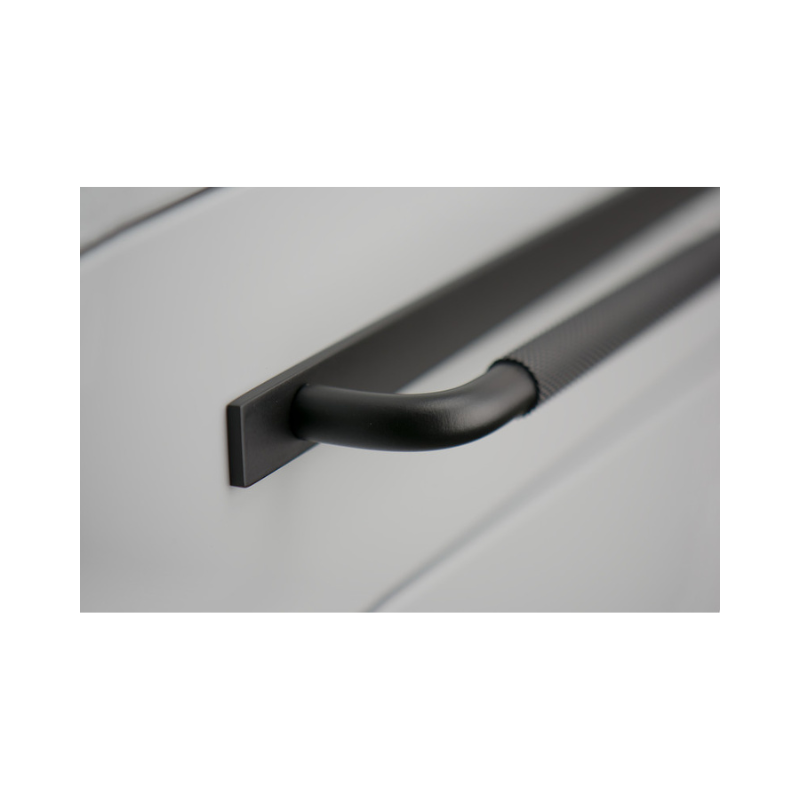 Handle Helix/back plate 608c/c - Matt Black