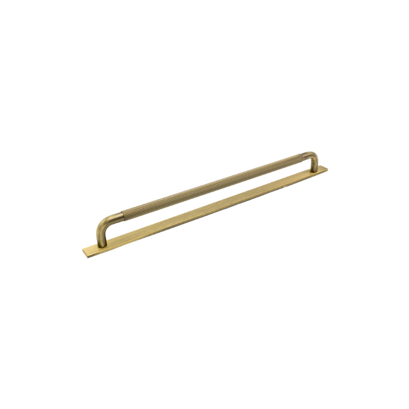 Handle Helix/back plate 320c/c - Antique Bronze