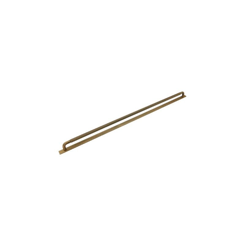 Handle Helix/back plate 608c/c - Antique Bronze