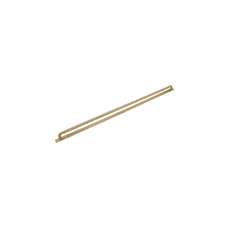 Handle Helix/back plate 608c/c - Brass