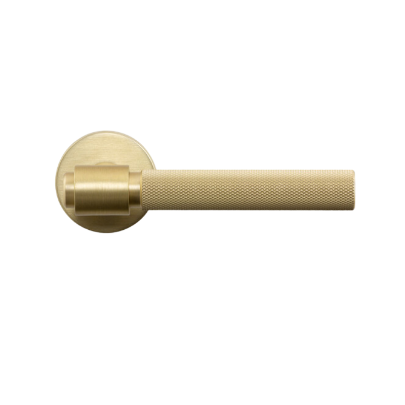 Helix Hurðahúnn EU Standard - Brushed Brass