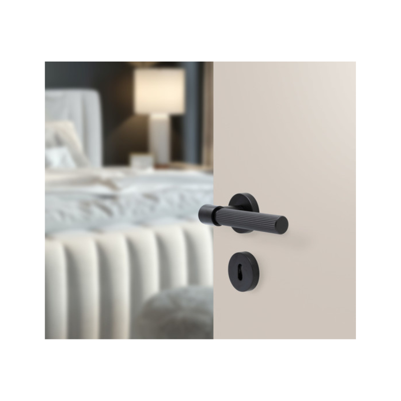 Helix Hurðahúnn Stripe EU standard - Black