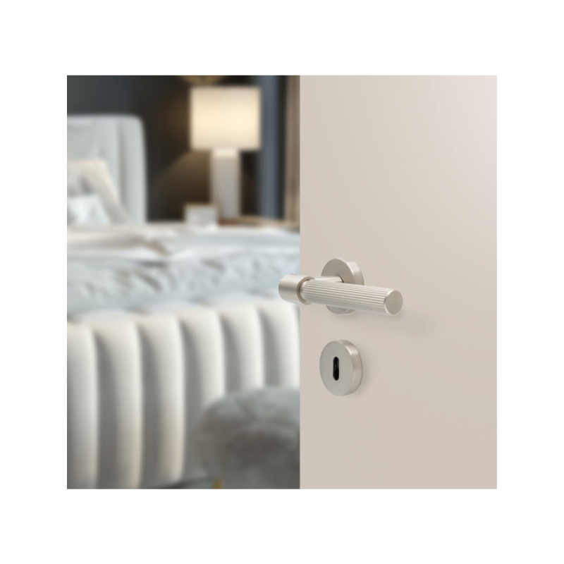 Doorhandle Helix 200 Stripe EU-standard - Brass (752012-41E)