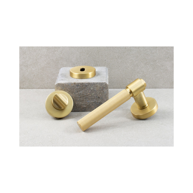 Helix Hurðahúnn EU Standard - Brushed Brass