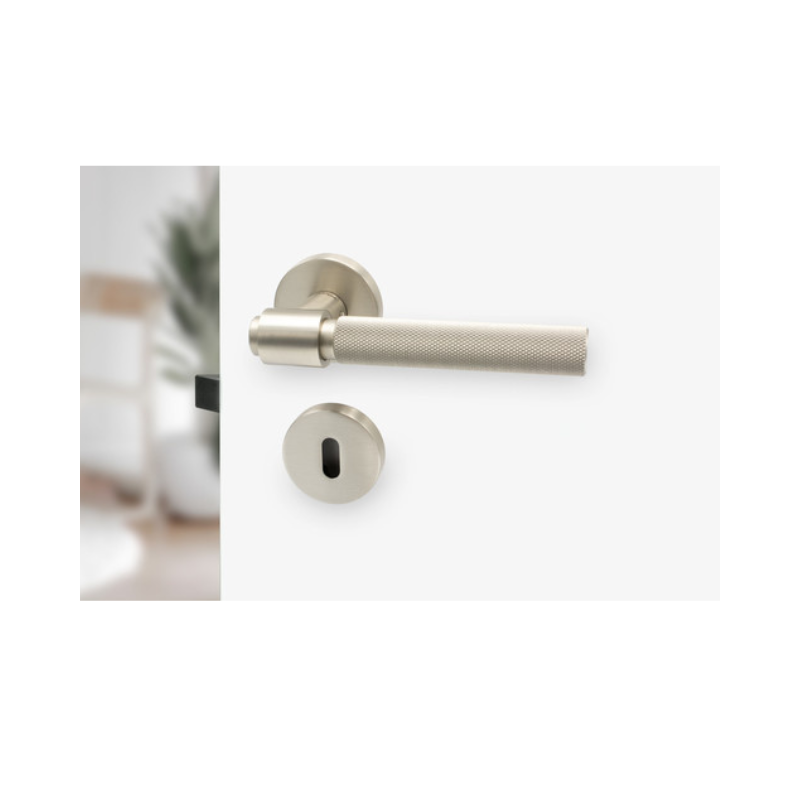 Helix Hurðahúnn Stripe EU standard - Stainless Steel