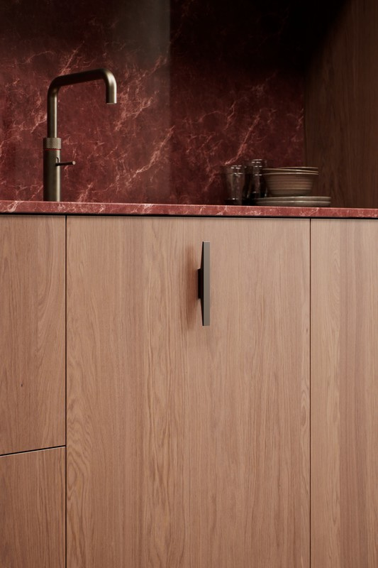 Handle Facet 32c/c - Matt Bronze