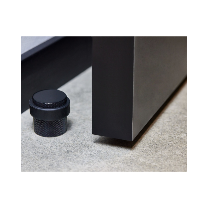 Hurðatoppari Helix - Matt Black