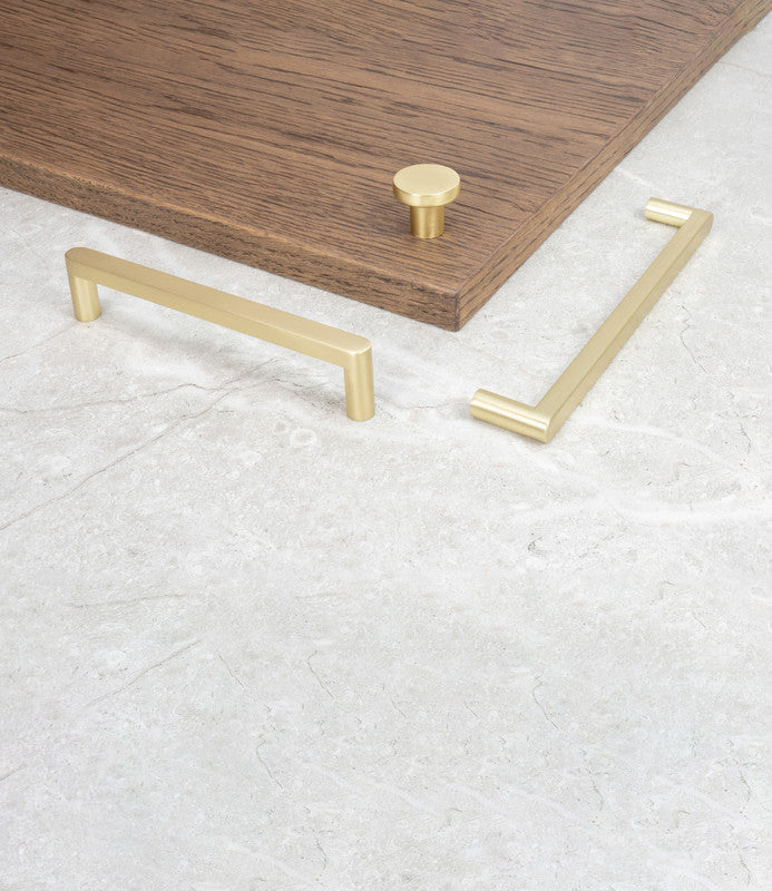 Handle Inez 128c/c - Brushed Brass