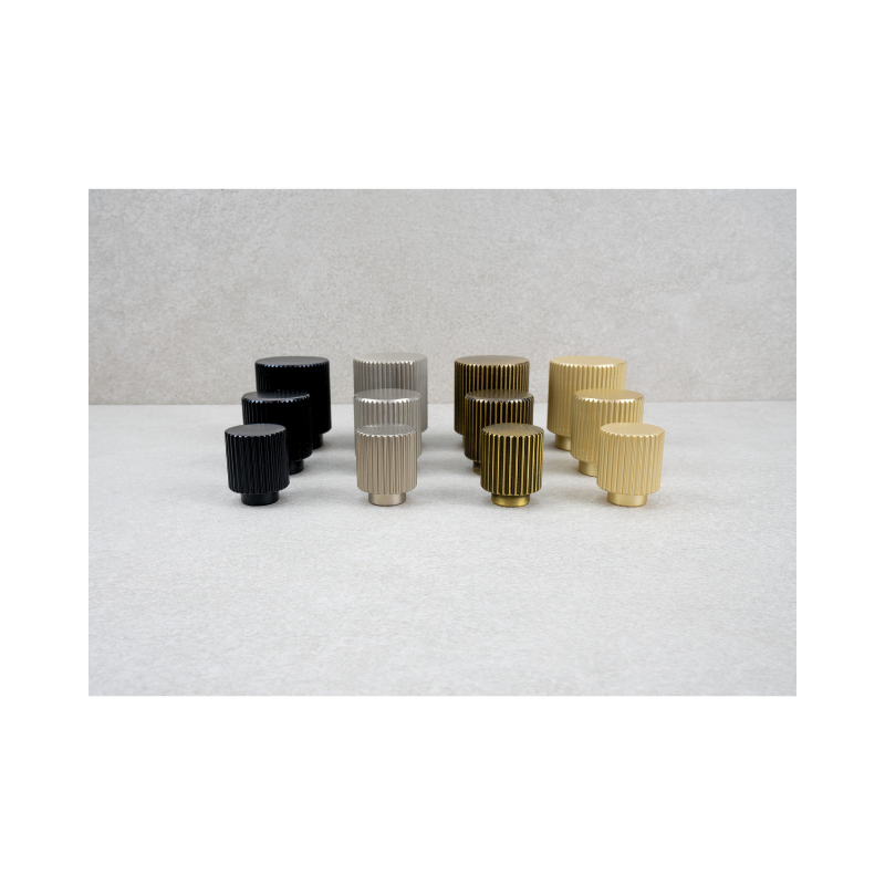 Knob Helix Stripe Brass (309203-11)