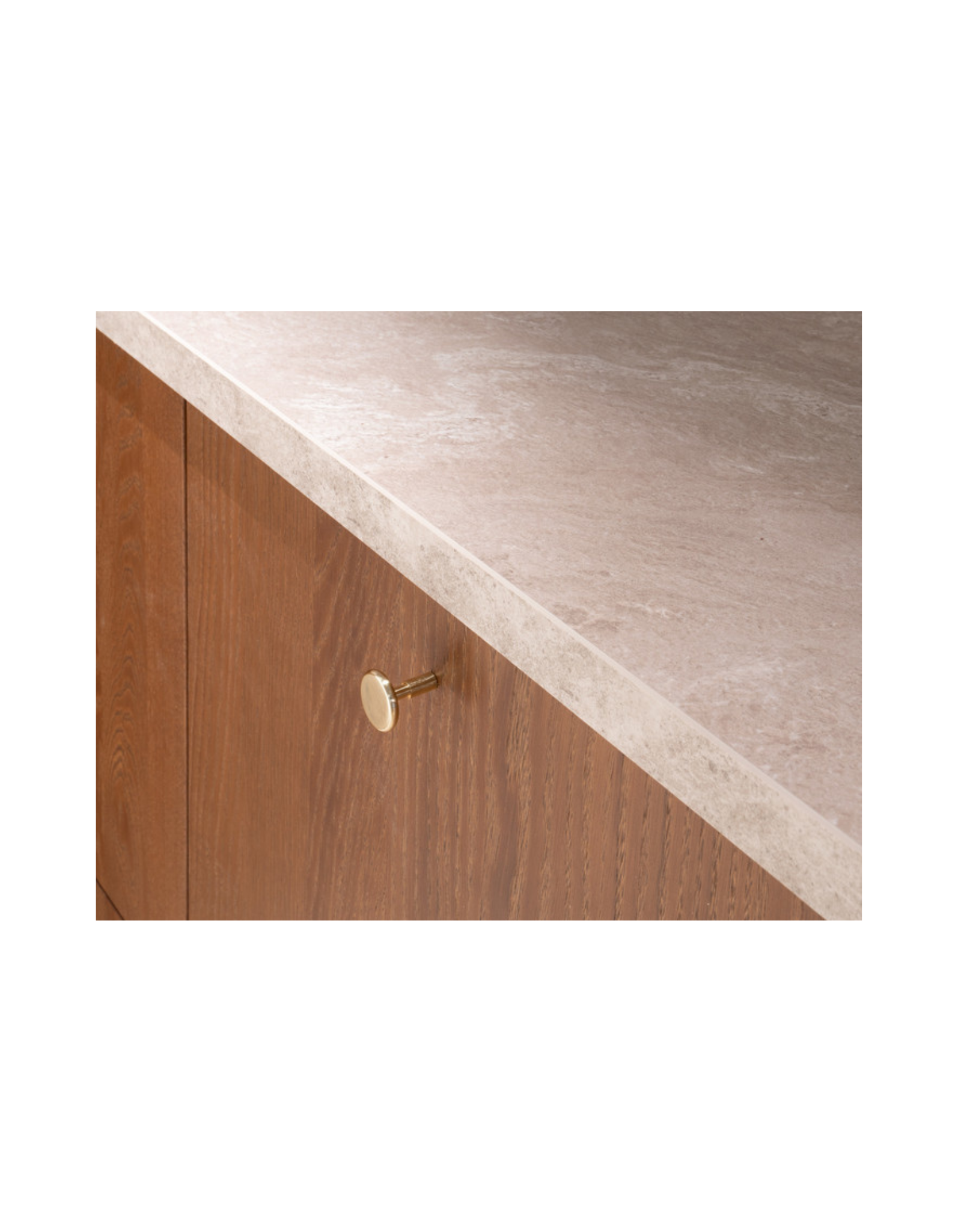 Knob Spira - Polished Brass