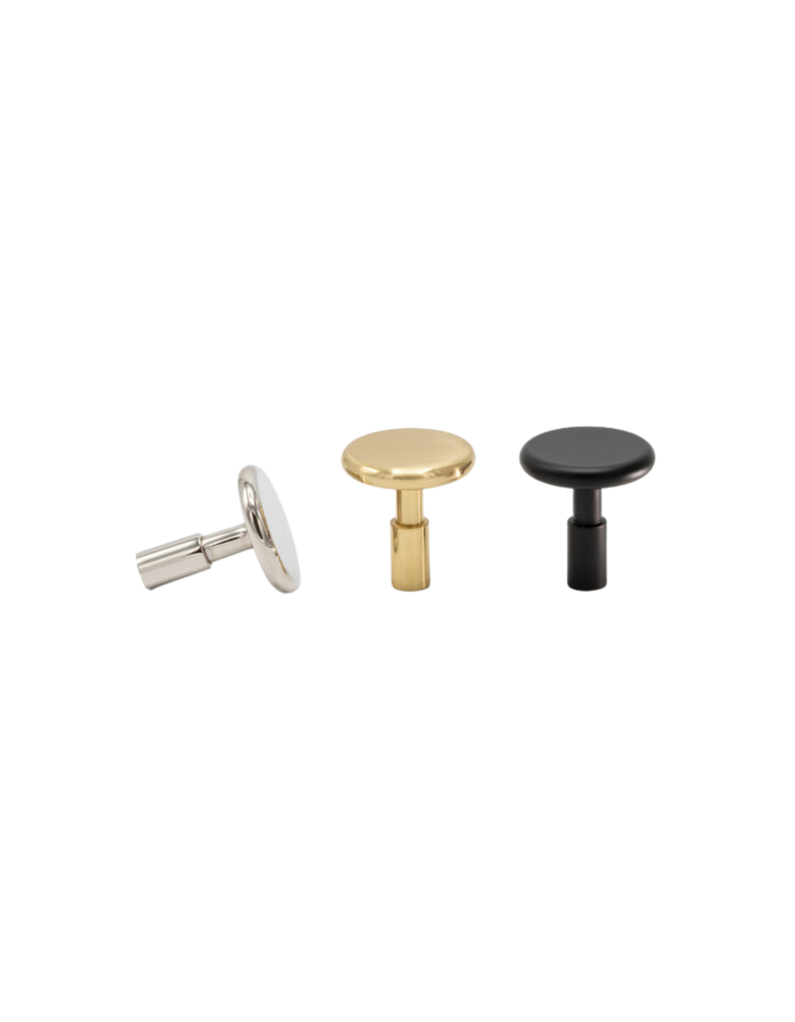 Knob Spira - Polished Brass