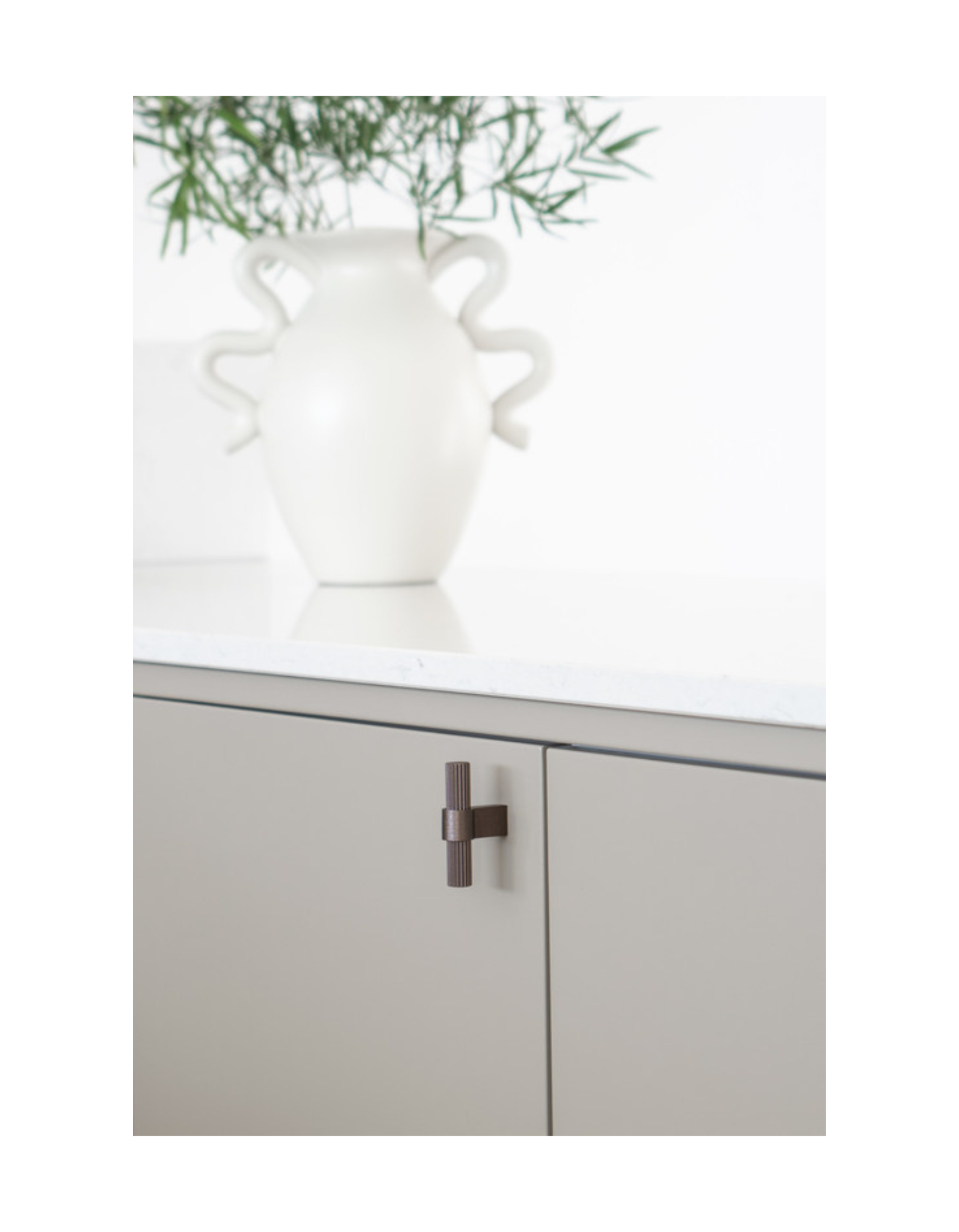 Knob T Helix Stripe - Dark Bronze (309214-11)