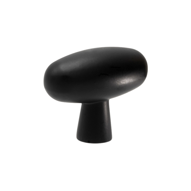 Knob T Oliver - Matt Black