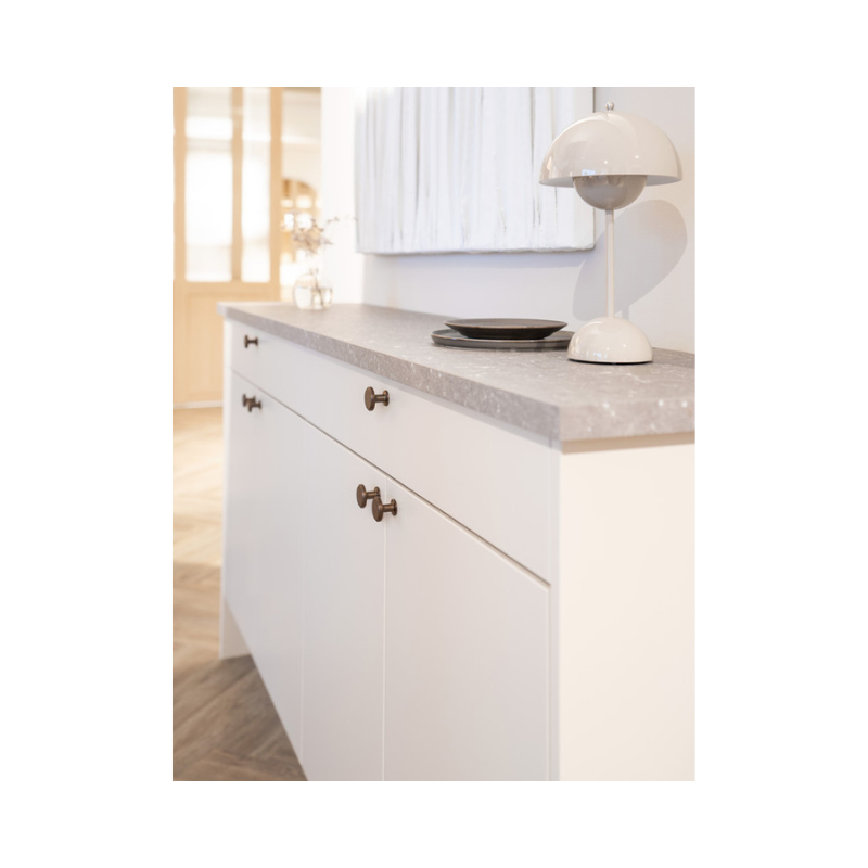 Knob Uno - Burnished Brass (343309-11)