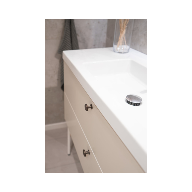 Knob Uno - Burnished Brass (343309-11)