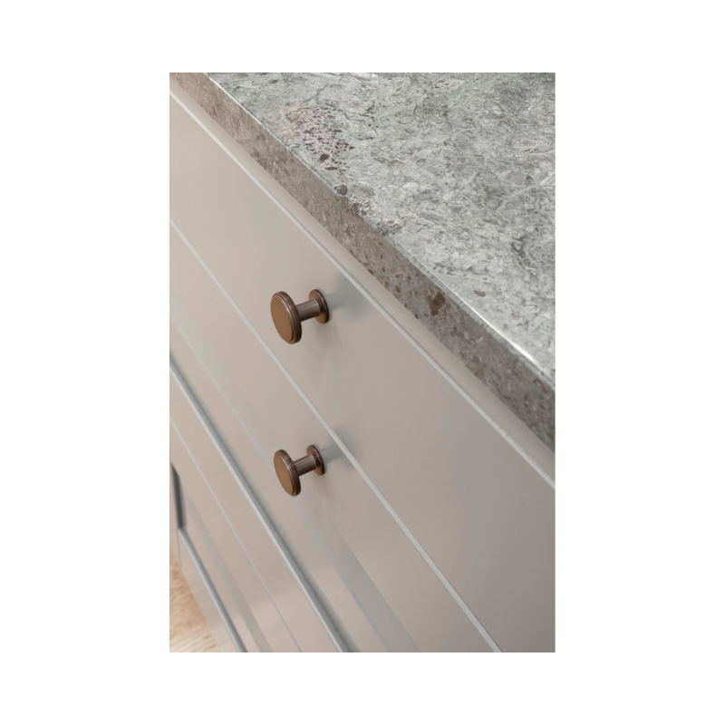 Knob Uno - Burnished Brass (343309-11)