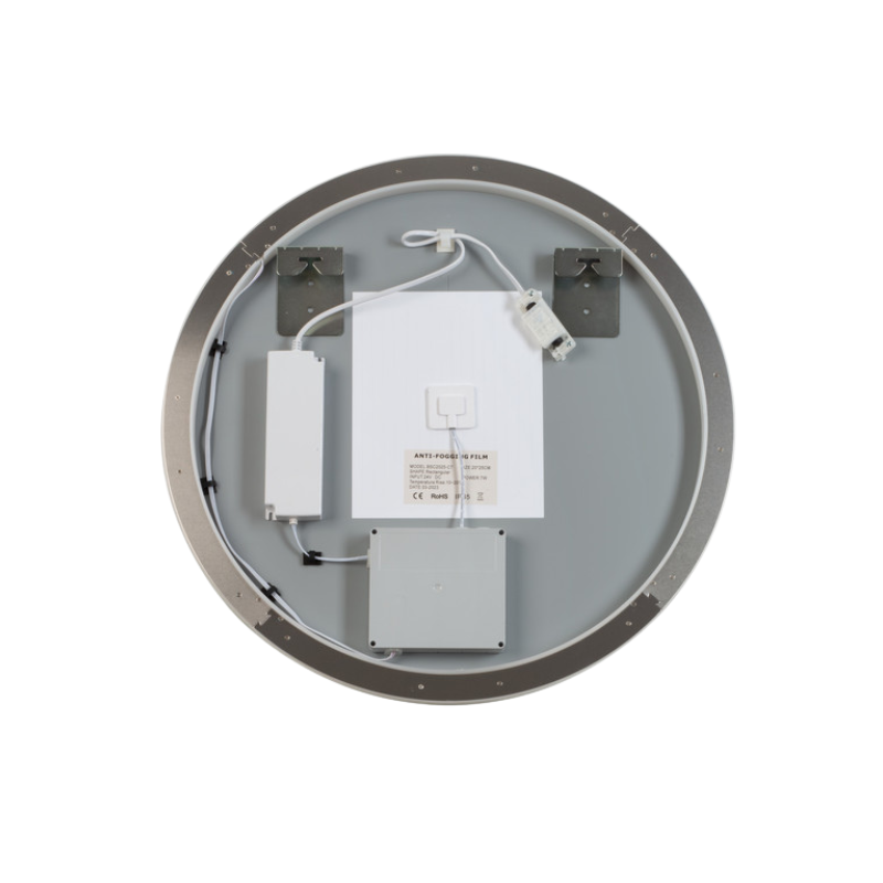 Baðherbergisspegill, veggfestur með lýsingu IO D-M