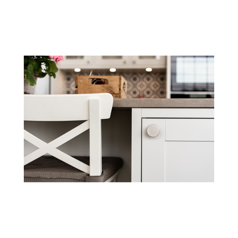 Knob Como Big - Stainless Steel