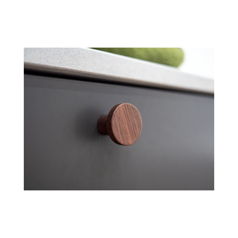 Knob Circum 33 mm - Walnut