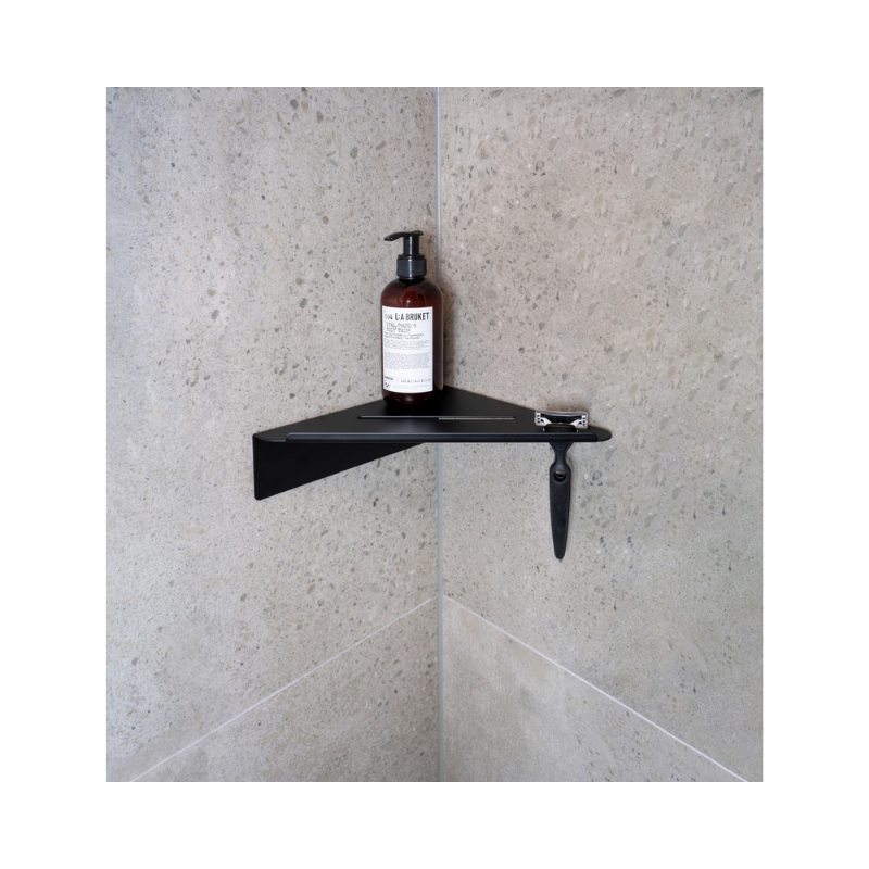 Base Corner Shelf - Matt Black (606074-41)