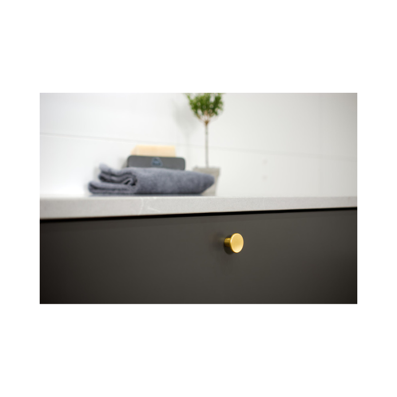 Knob Como - Brushed Brass