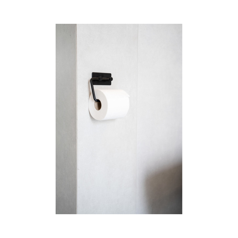 Base 200 Toilet Paper Holder - Matt Black (605226-21)