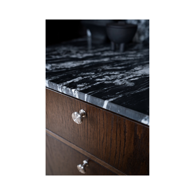 Knob Uno - Brushed Stainless Steel (343313-11)