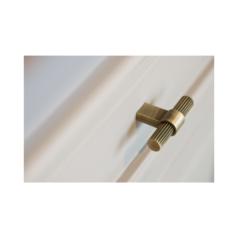Knob T Helix Stripe - Antique Bronze (309211-11)