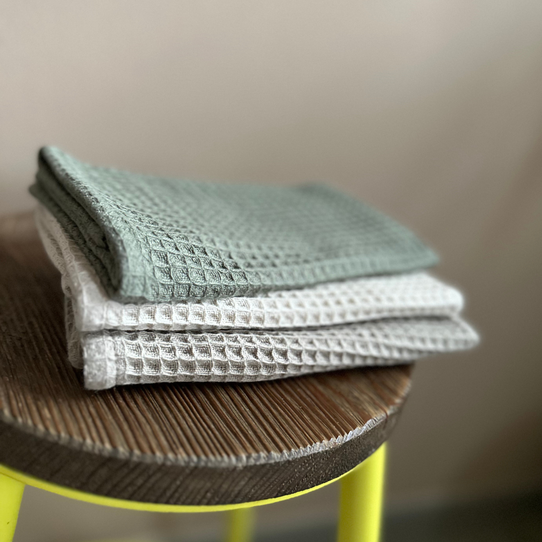 Borðtuskur - North - Beige 2 stk - HÆTT Í FRAMLEIÐSLU