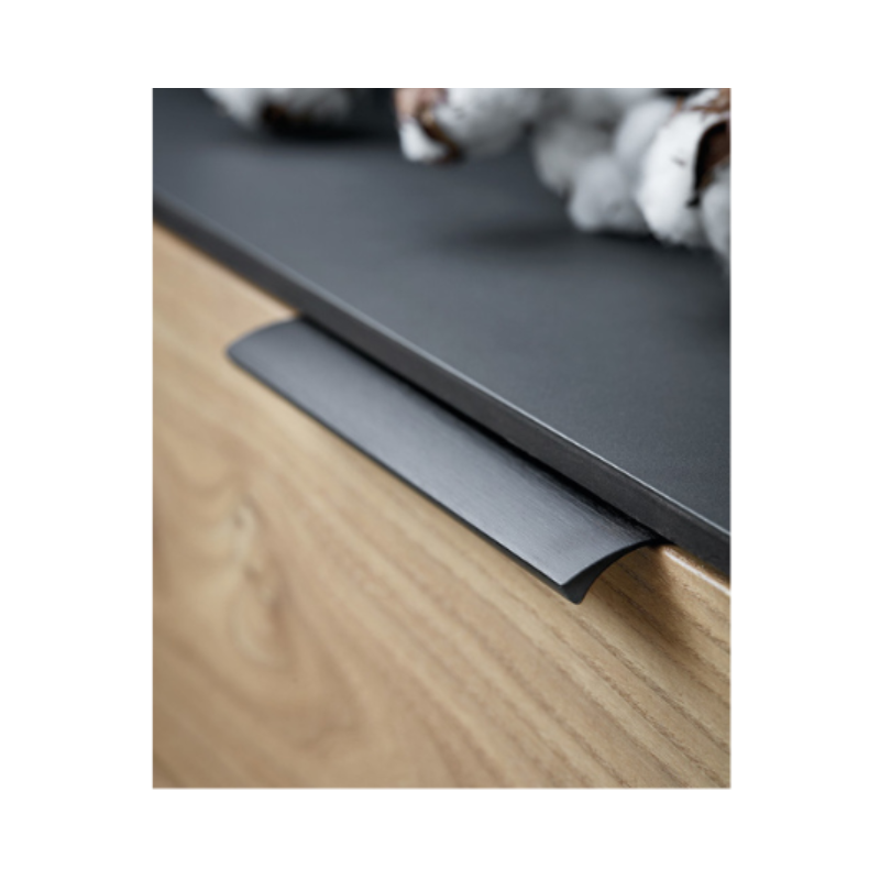 Profil Edge Straight 100c/c - Brushed Black