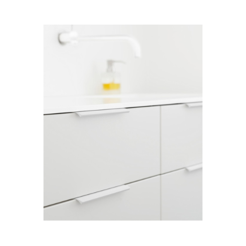 Profil Edge Straight 100c/c - White