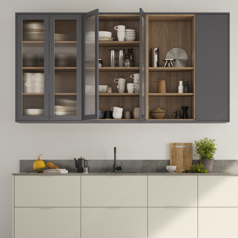 Profilehandle Side 160c/c - Limestone Gray (304355-11)