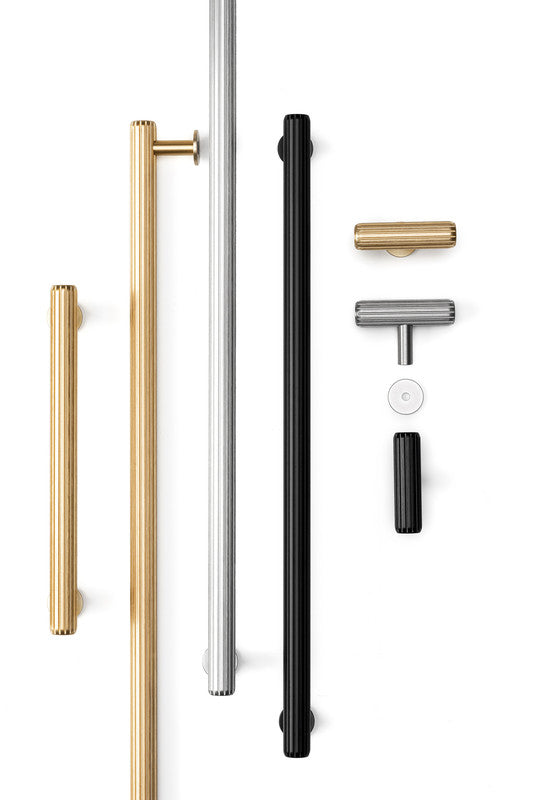 Handle Rille 320 - Brushed Brass