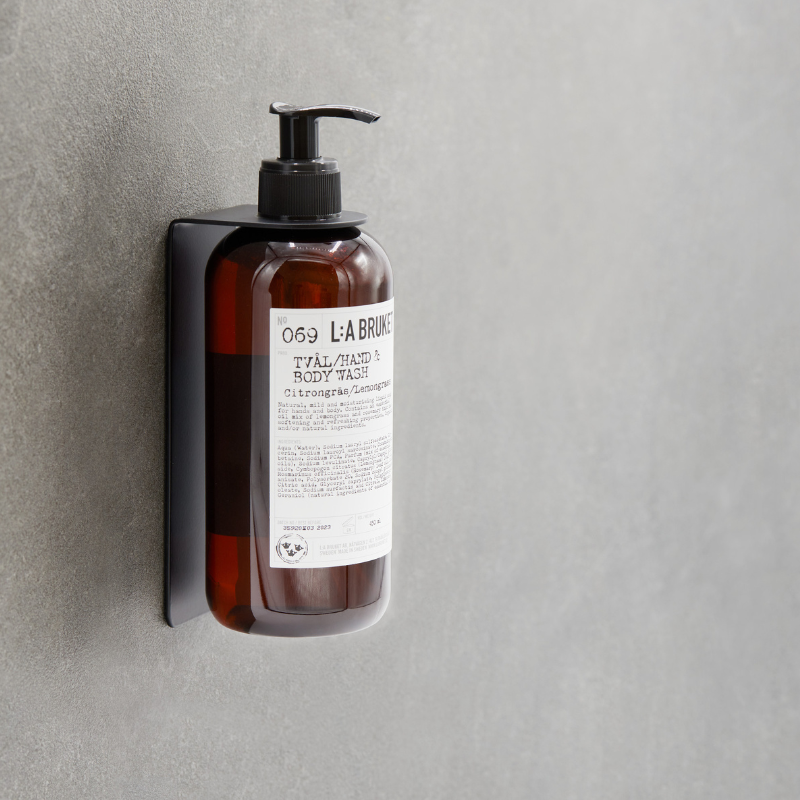 Sápupumpuhaldari svartur - Base soap pump holder black (606081-41)