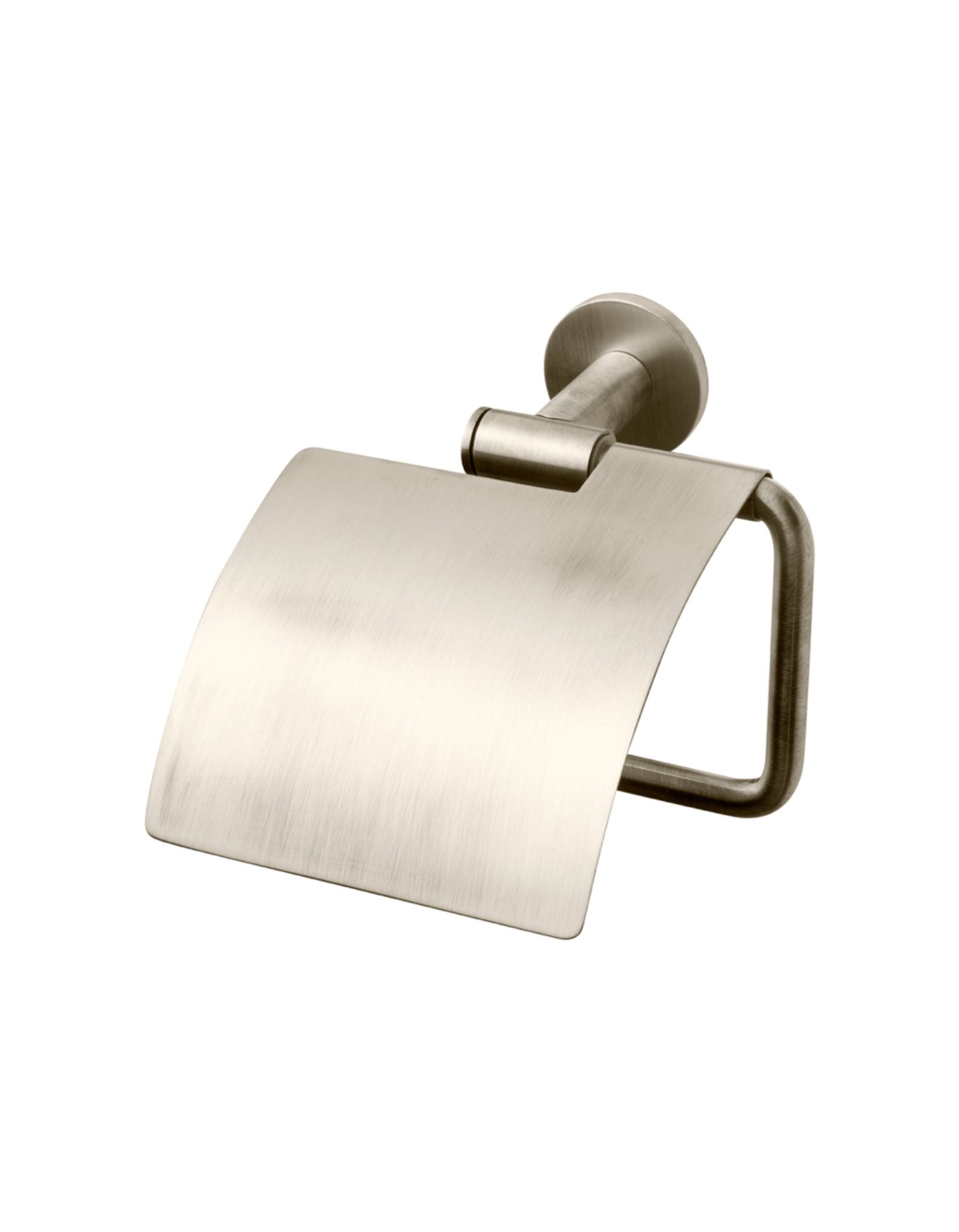 TA236 WC rúlluhaldari m/hlíf - Brushed Nickel (9421169)