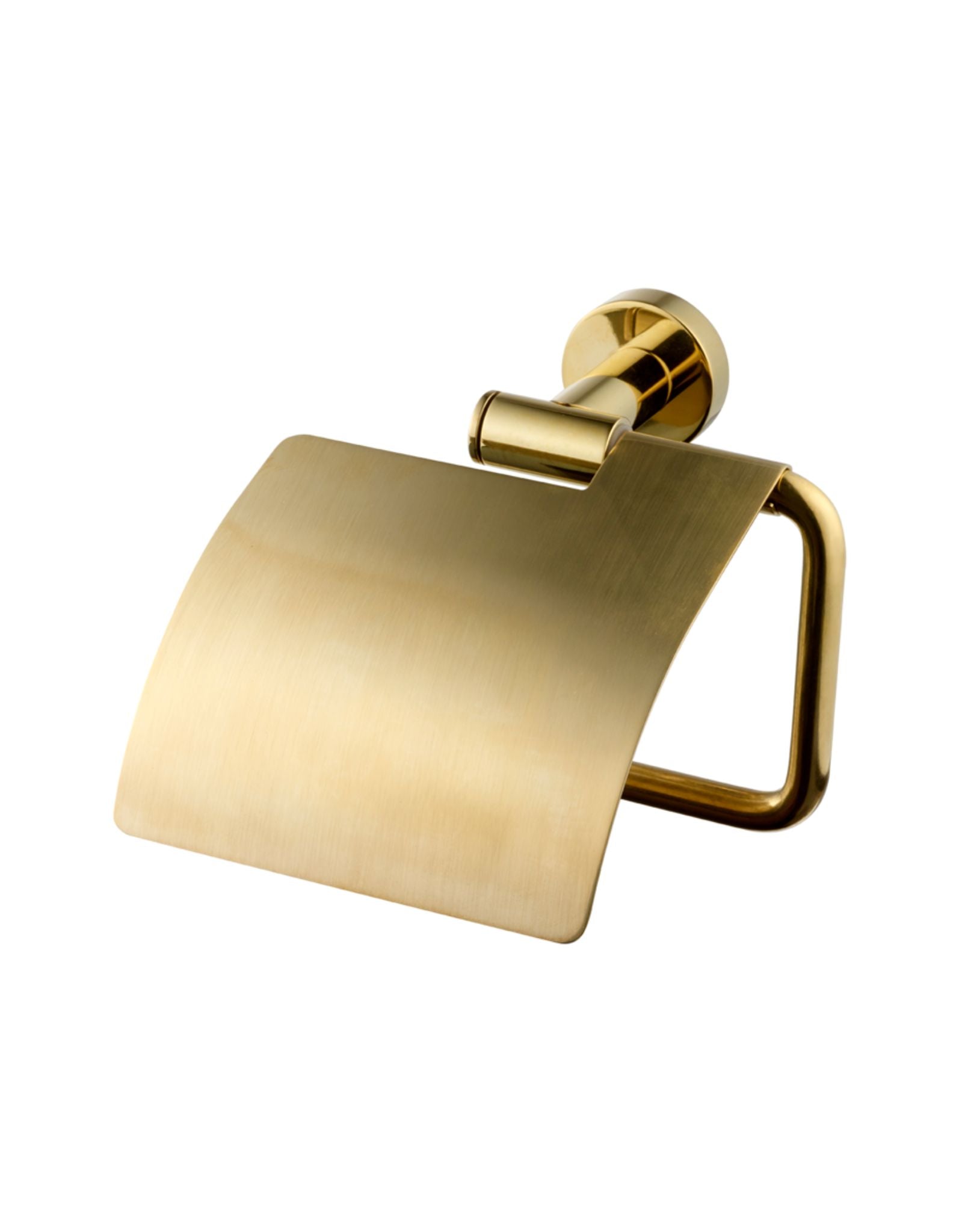 TA236 WC rúlluhaldari m/hlíf - Polished brass (9418678)