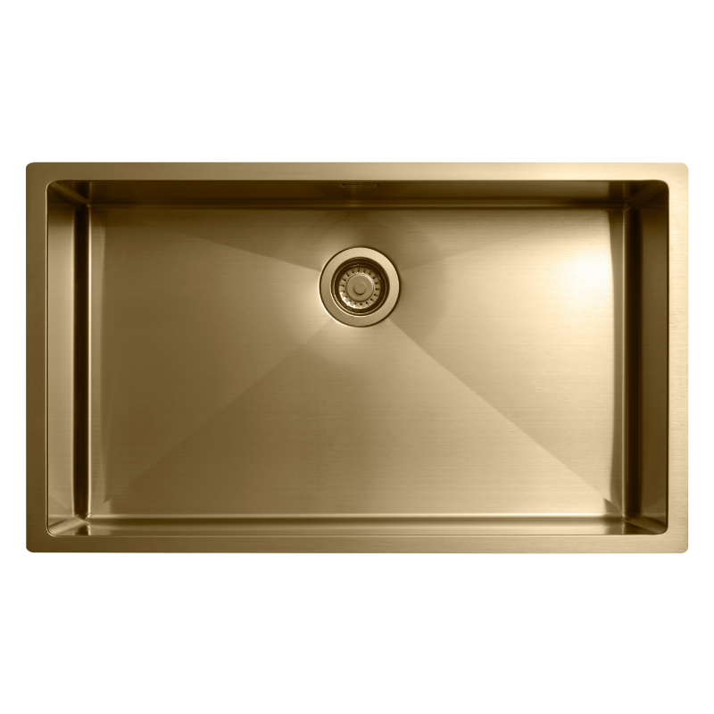 Eldhúsvaskur 8040 - Polished brass