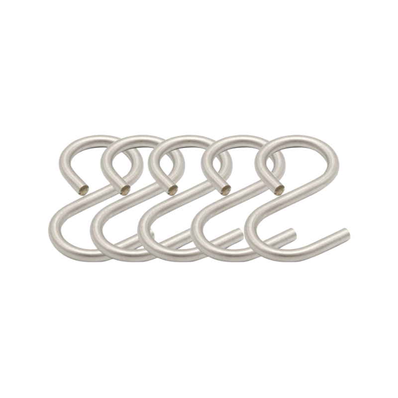 5 stk aukakrókar á Aveny eldhússlá - Brushed Steel (948010-41)