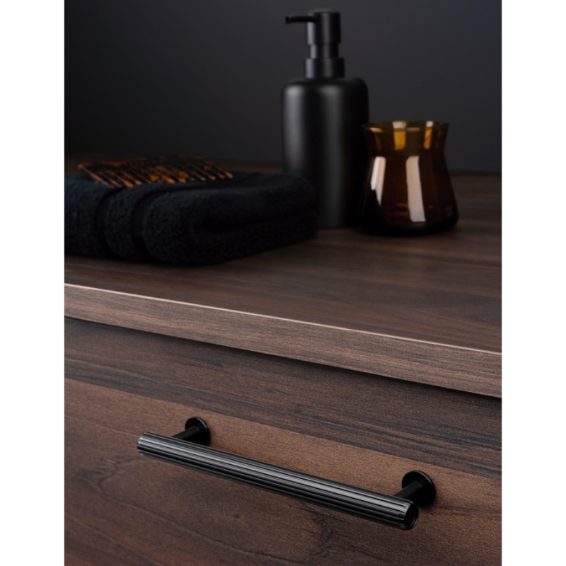 Handle Rille 160 - Brushed Black