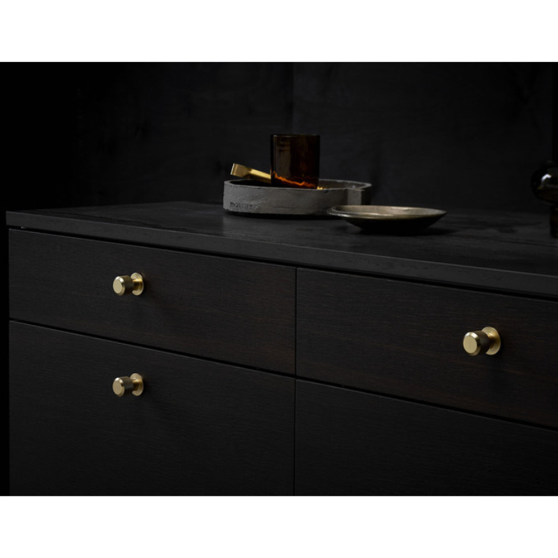 Knob Manor Round - Gold (351037-11)