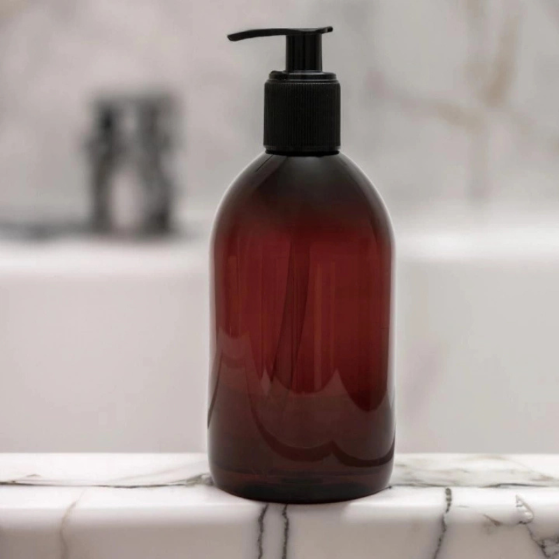 Sápubrúsi með pumpu - Brúnn