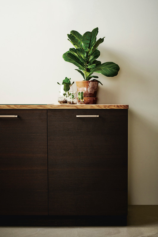 Handle Rattan 160c/c - Brushed Brass