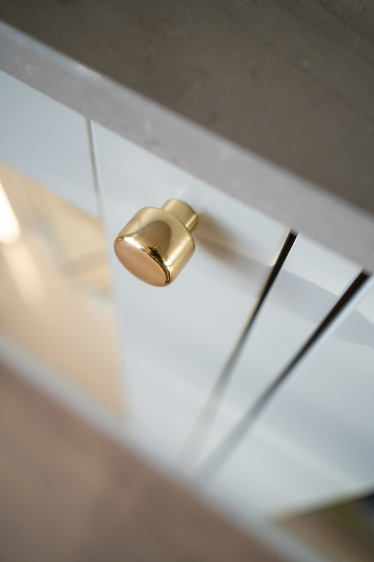 Knob Esther - Polished Brass