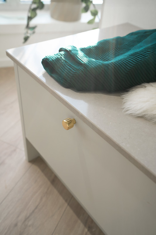 Knob Esther - Polished Brass