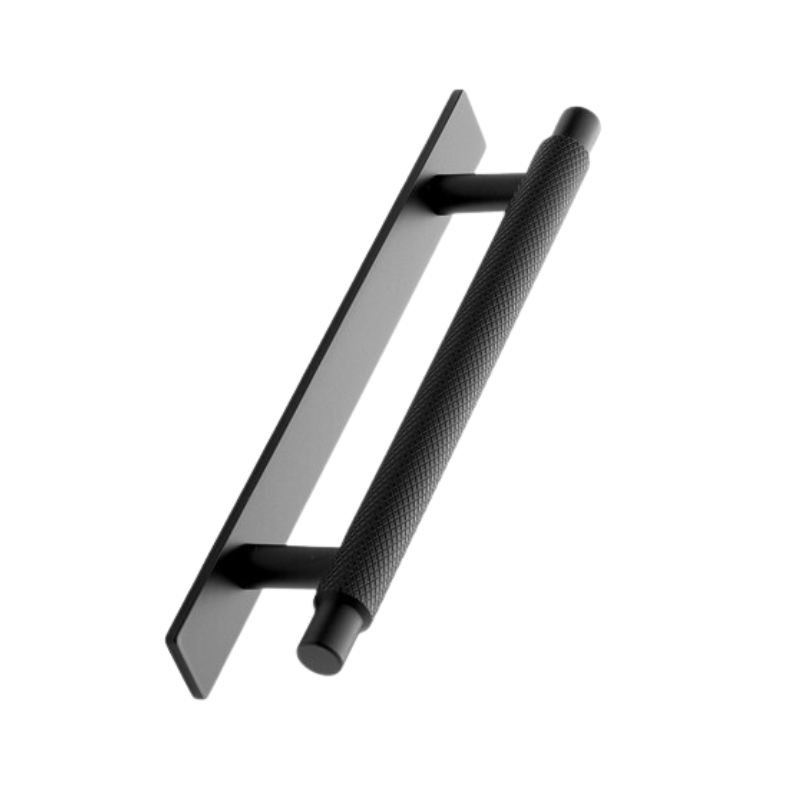 Handle Manor Backplate 128c/c - Matt Black (351011-11)
