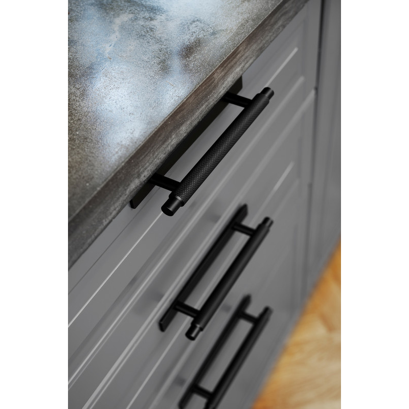 Handle Manor Backplate 128c/c - Matt Black (351011-11)