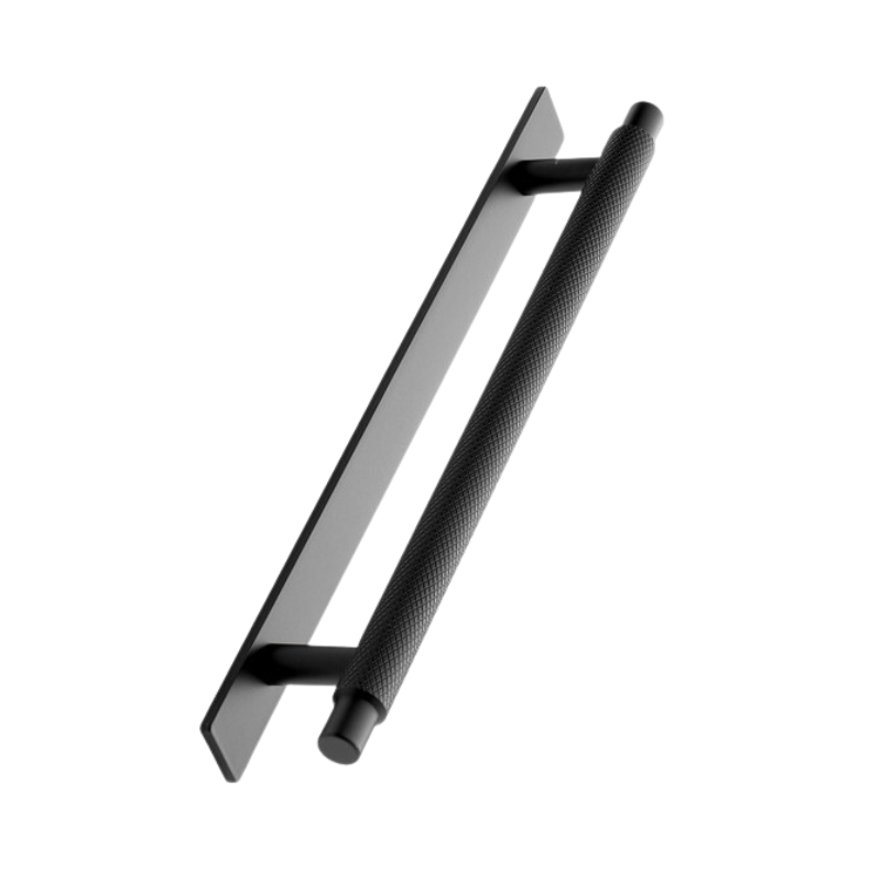 Handle Manor Backplate 192c/c - Matt Black (351016-11)