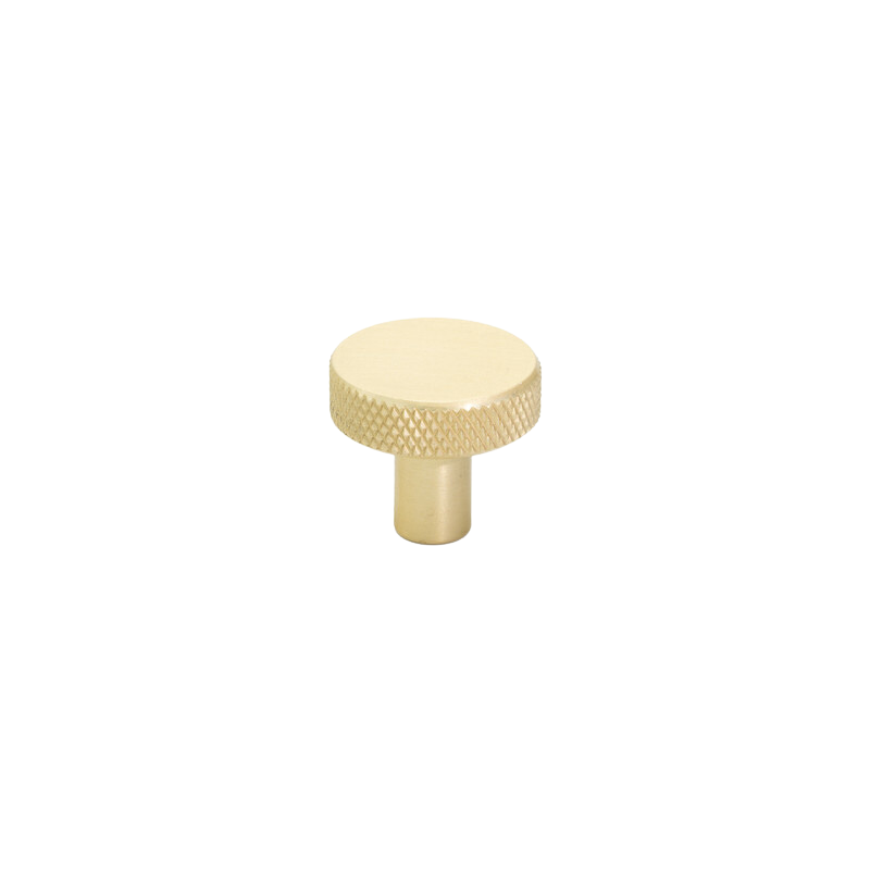 Knob Flat - Brass 26