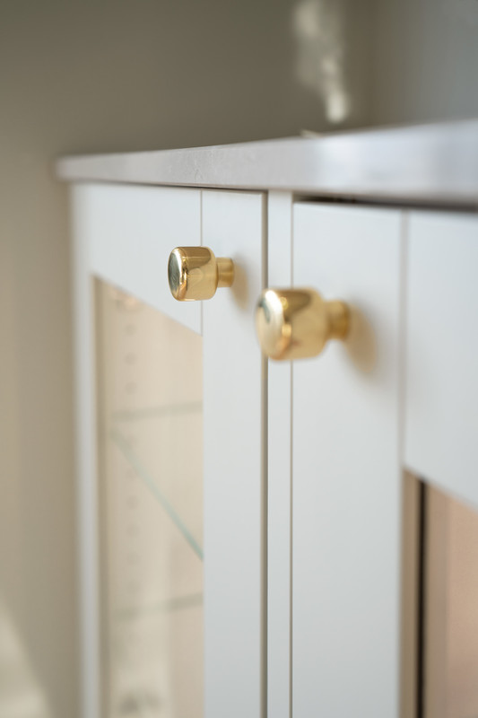 Knob Esther - Polished Brass