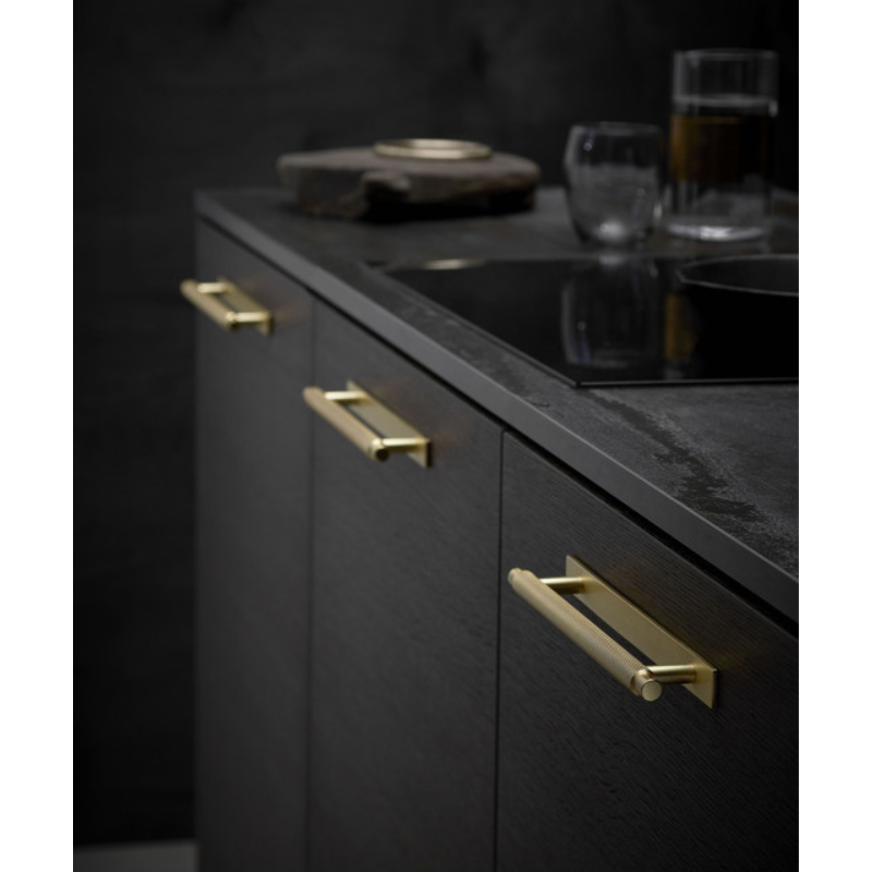 Handle Manor Backplate 128c/c - Gold (351012-11)